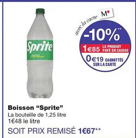 Boisson “Sprite”