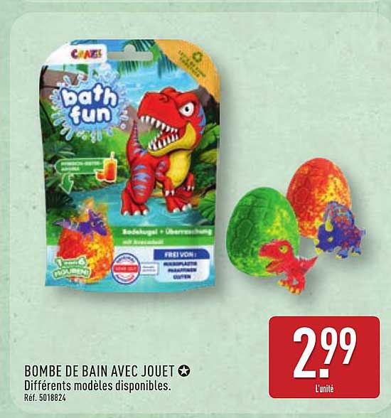 BOMBE DE BAIN AVEC JOUET