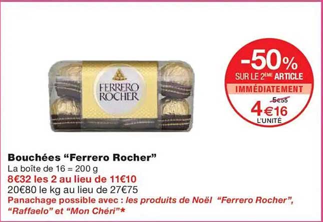 Bouchées "Ferrero Rocher"