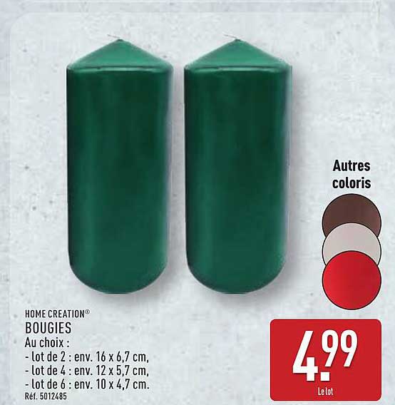 BOUGIES AU CHOIX