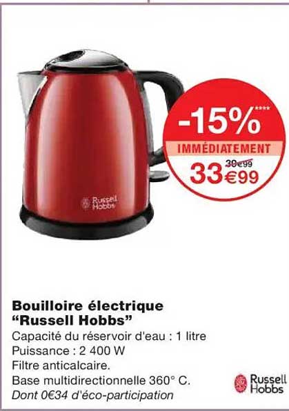 Bouilloire électrique "Russell Hobbs"