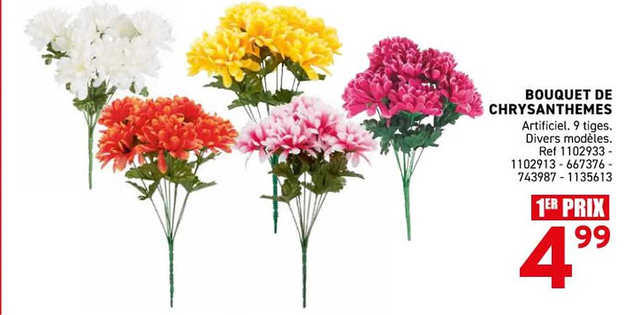 BOUQUET DE CHRYSANTHEMES