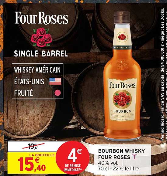 BOURBON WHISKY FOUR ROSES I