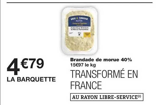 Brandade de morue 40%