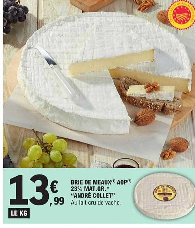 BRIE DE MEAUX AOP 23% MAT.GR. "ANDRÉ COLLET"