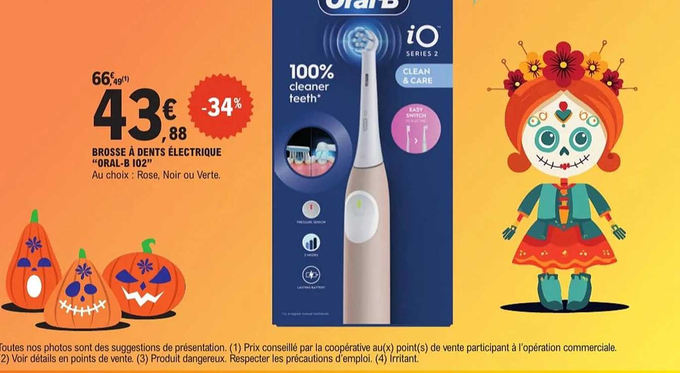 BROSSE À DENTS ÉLECTRIQUE "ORAL-B I02"