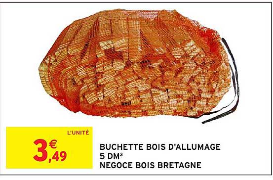BUCHETTE BOIS D'ALLUMAGE 5 DM³