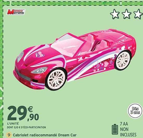 Cabriolet radiocommandé Dream Car