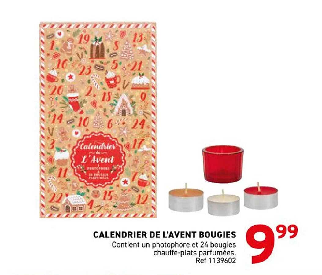 CALENDRIER DE L’AVENT BOUGIES