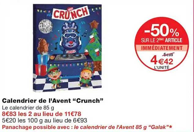 Calendrier de l'Avent “Crunch”