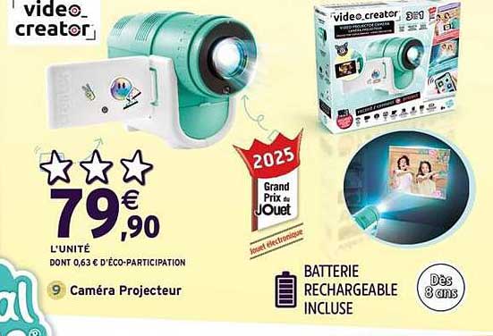 Caméra Projecteur Video Creator