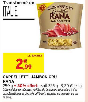 Cappelletti Jambon Cru Rana