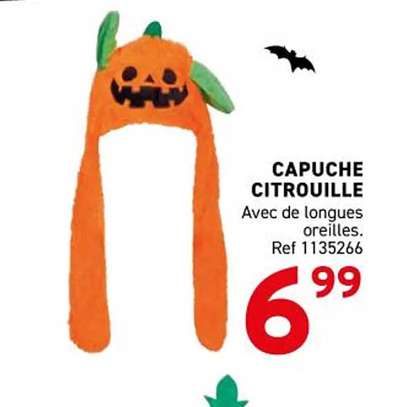 CAPUCHE CITROUILLE