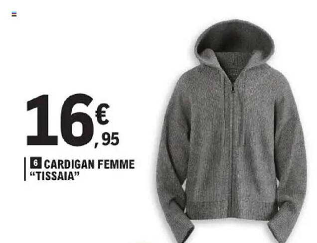 CARDIGAN FEMME “TISSAIA”