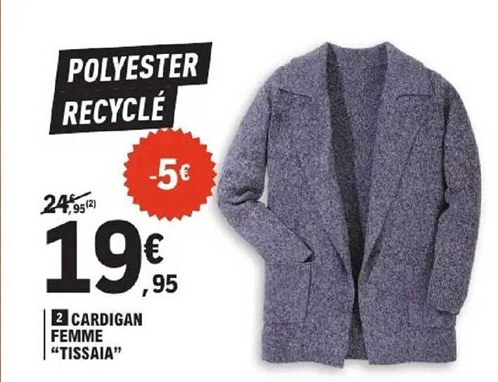 CARDIGAN FEMME "TISSAIA"