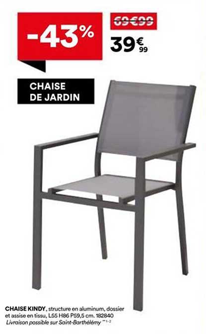 CHAISE DE JARDIN