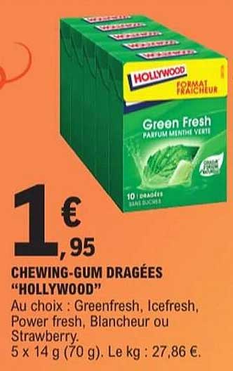 CHEWING-GUM DRAGÉES “HOLLYWOOD”