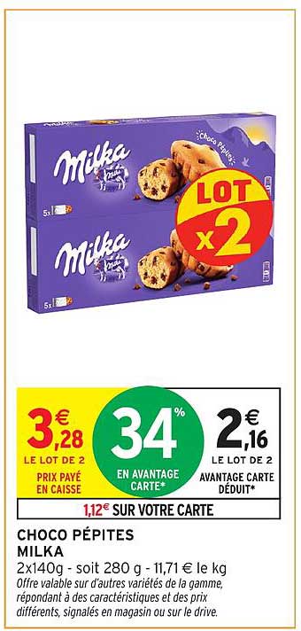 CHOCO PÉPITES MILKA