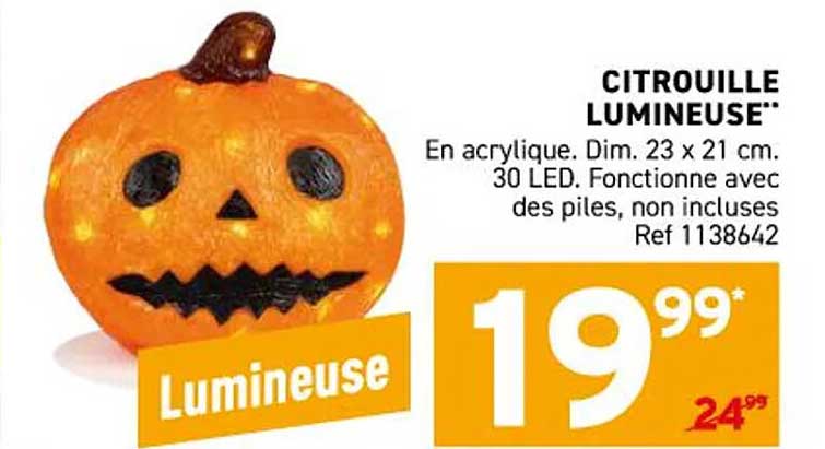 CITROUILLE LUMINEUSE**