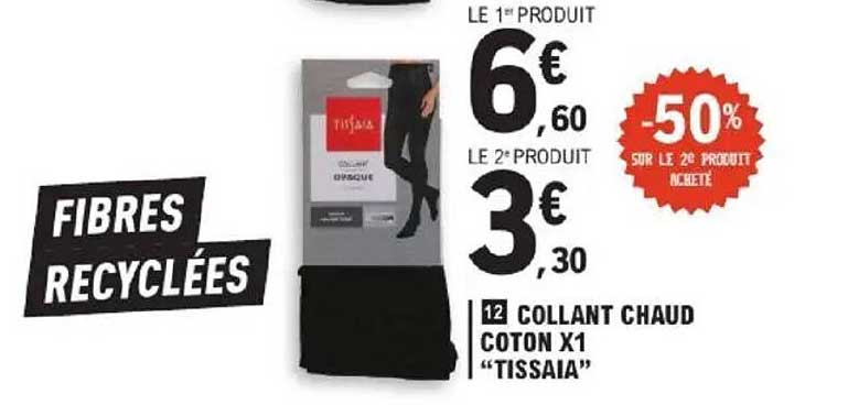 COLLANT CHAUD COTON X1 "TISSAIA"