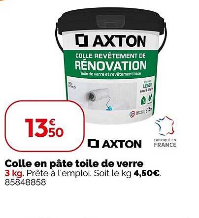 Colle en pâte toile de verre