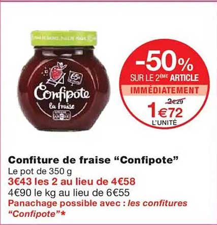 Confiture de fraise "Confipote"