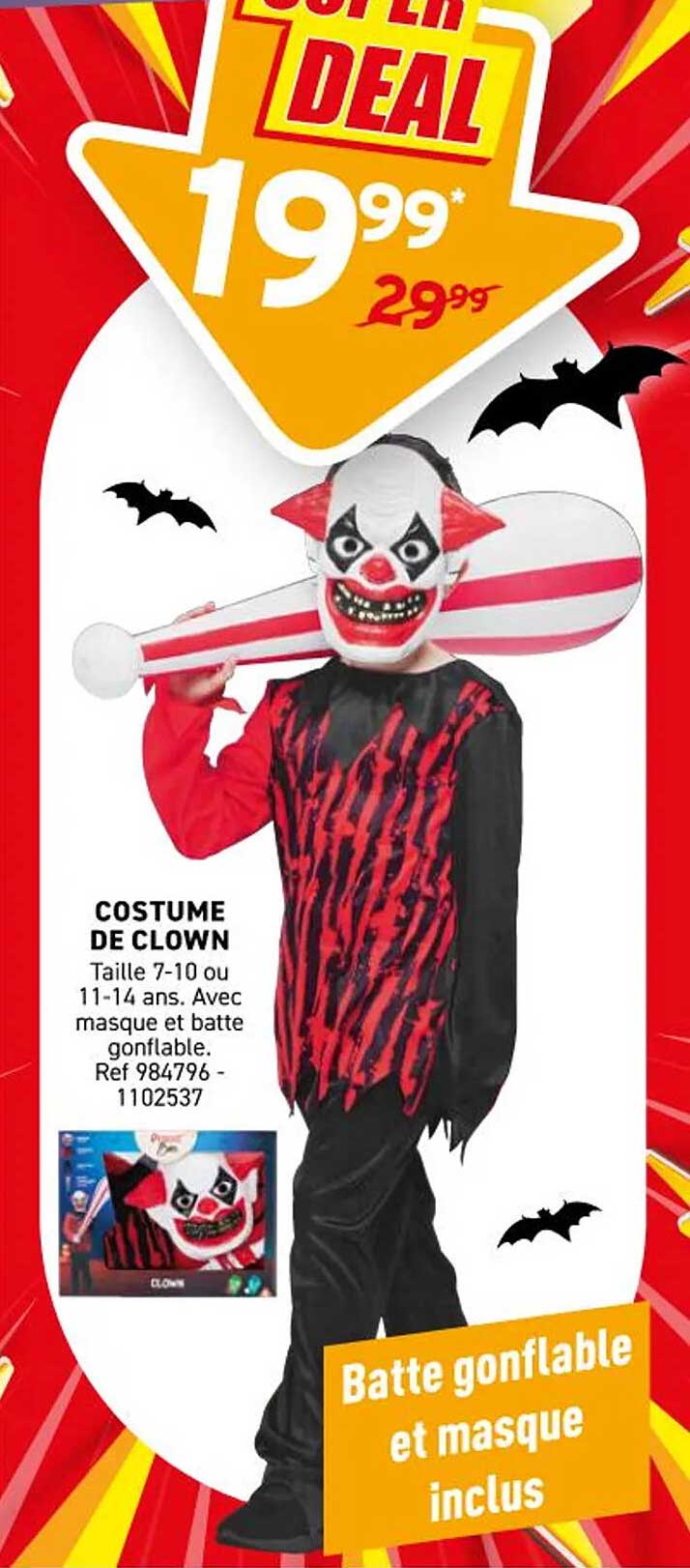 COSTUME DE CLOWN