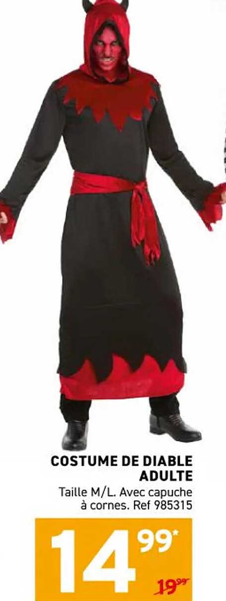 COSTUME DE DIABLE ADULTE
