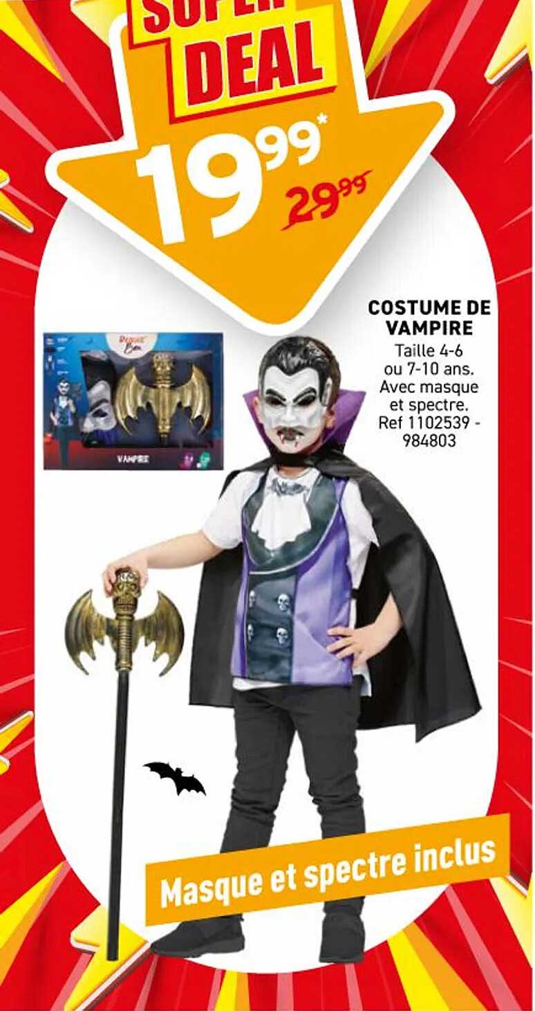 COSTUME DE VAMPIRE