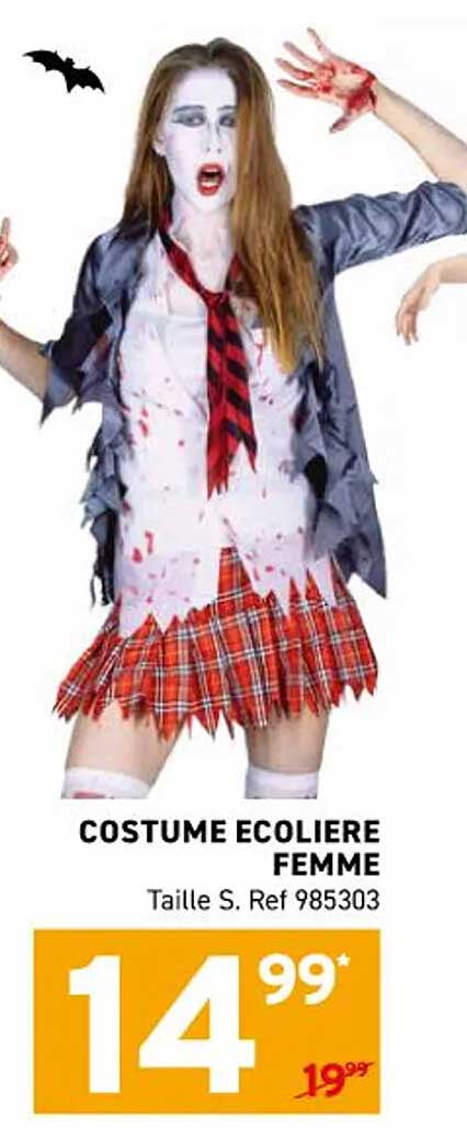 COSTUME ECOLIERE FEMME