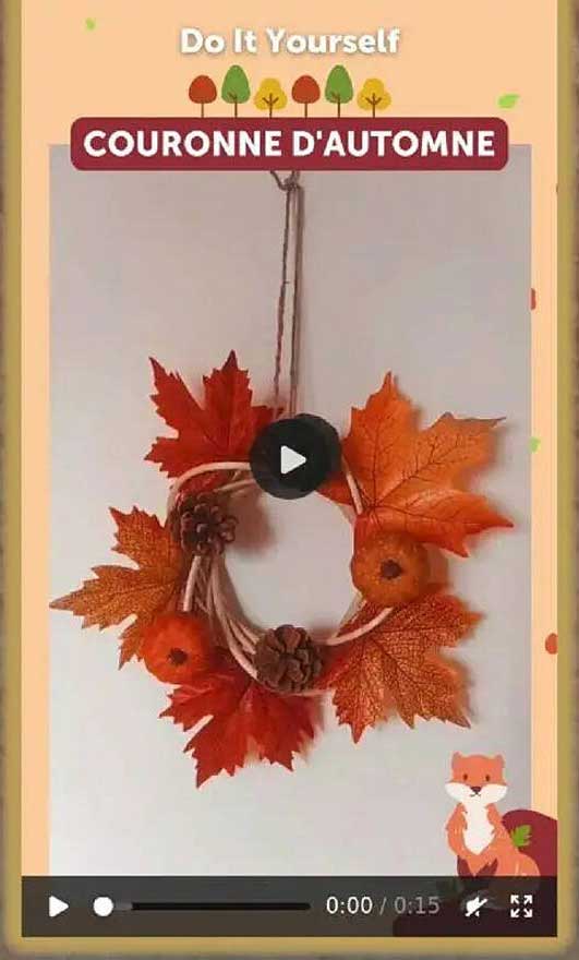 COURONNE D'AUTOMNE