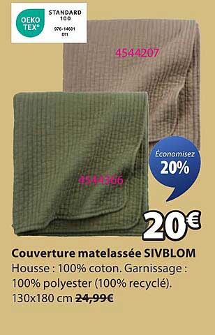 Couverture matelassée SIVBLOM