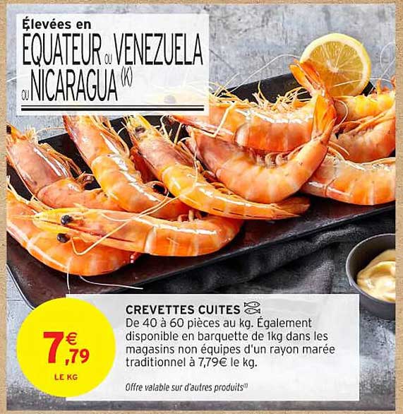 CREVETTES CUITES