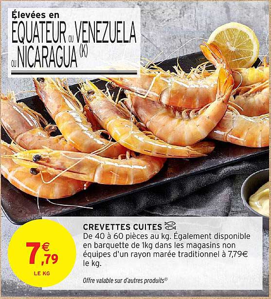 CREVETTES CUITES