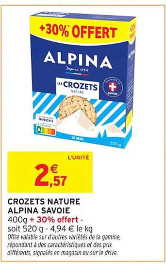 CROZETS NATURE ALPINA SAVOIE