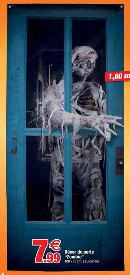 Décor de porte "Zombie"