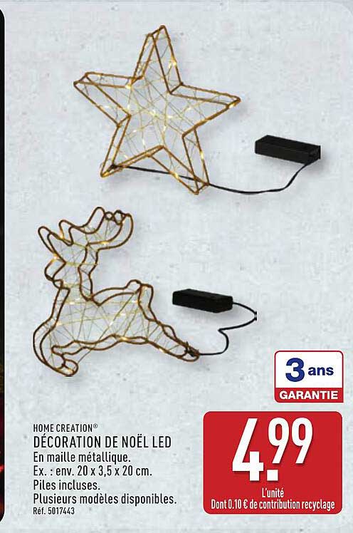 DÉCORATION DE NOËL LED