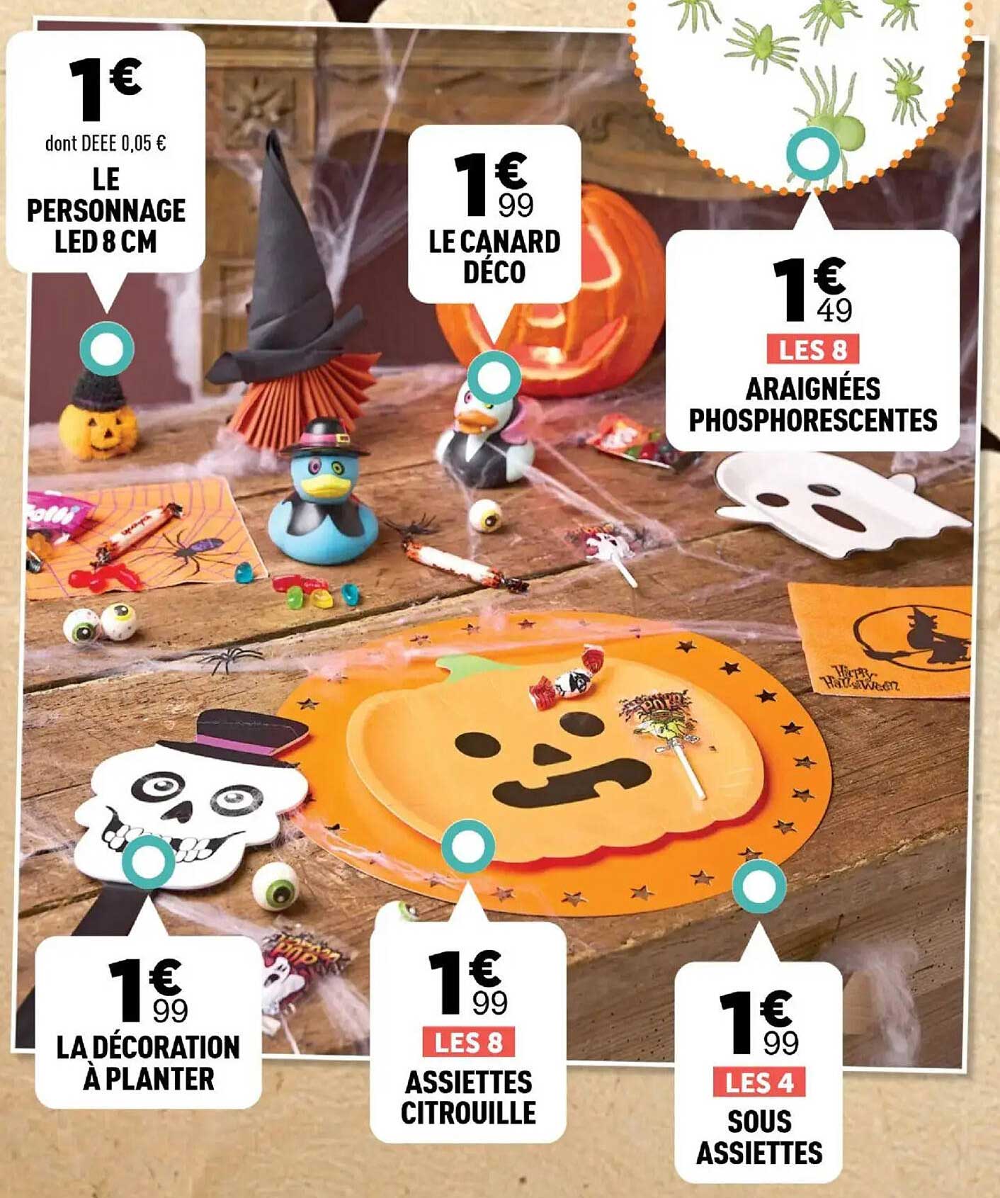 Décoration Halloween à partir de 1€