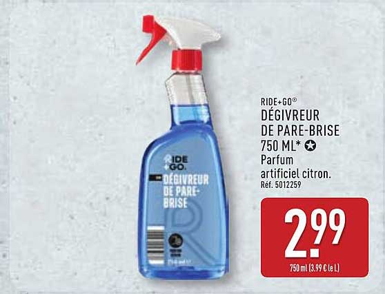 DÉGIVREUR DE PARE-BRISE 750 ML