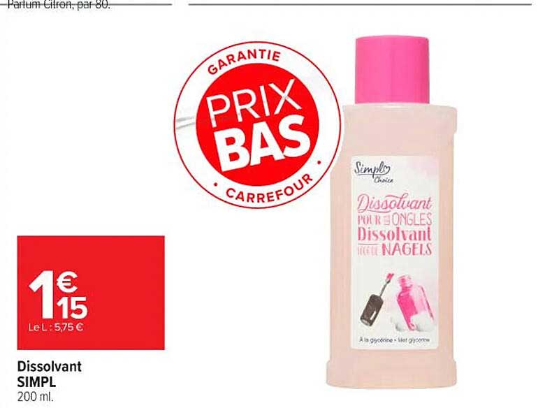 Dissolvant SIMPL 200 ml