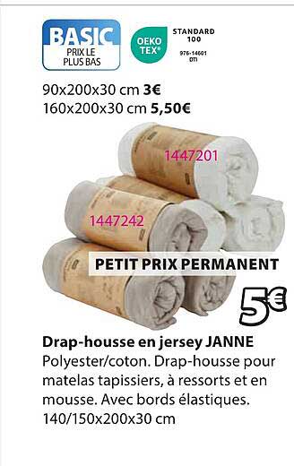 Drap-housse en jersey JANNE