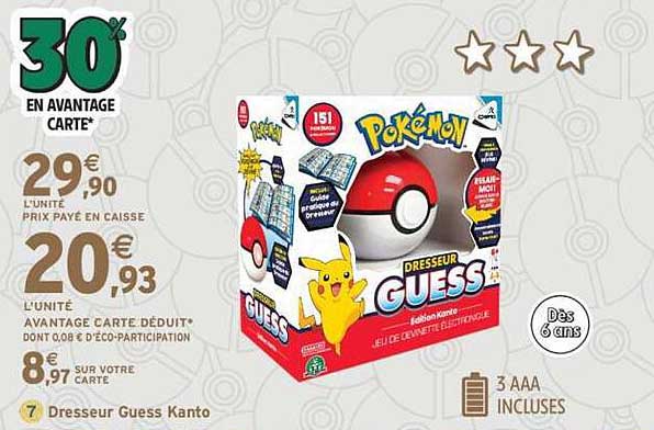 Dresseur Guess Kanto