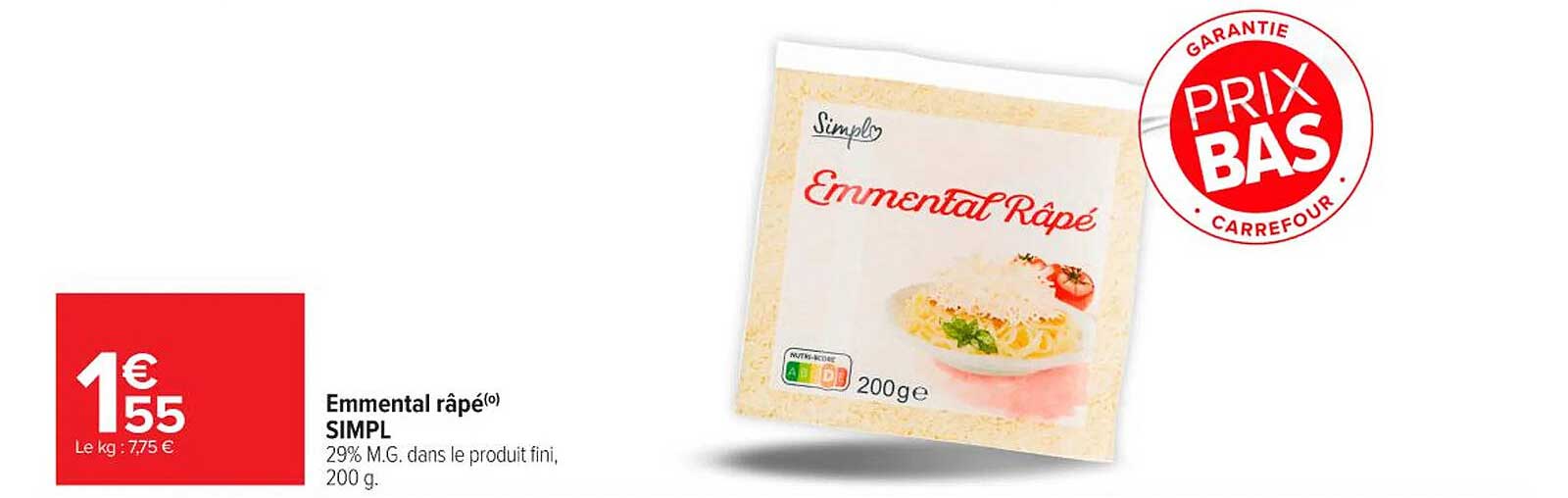 Emmental râpé SIMPL