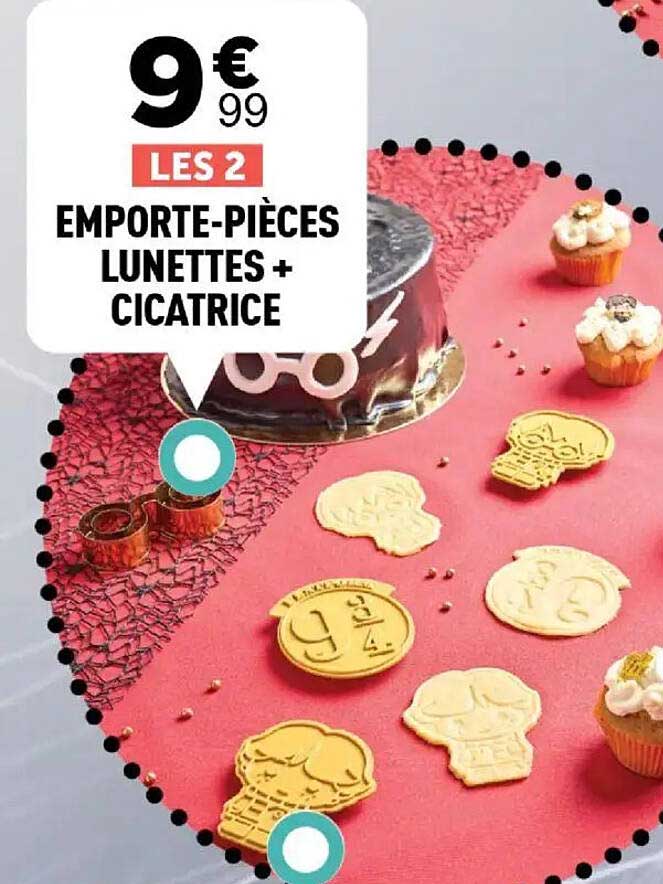 EMPORTE-PIÈCES LUNETTES + CICATRICE