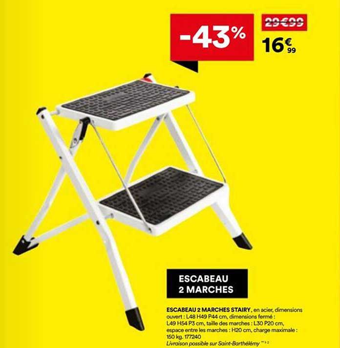ESCABEAU 2 MARCHES