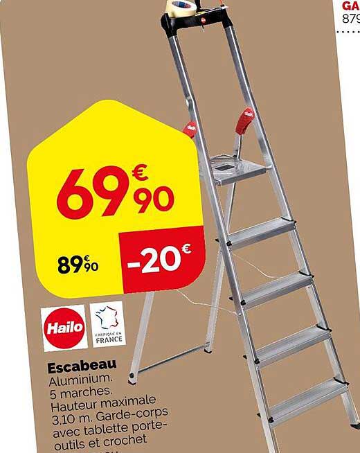 Escabeau Aluminium 5 marches