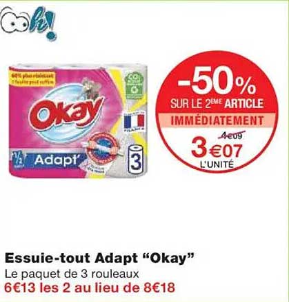 Essuie-tout Adapt "Okay"