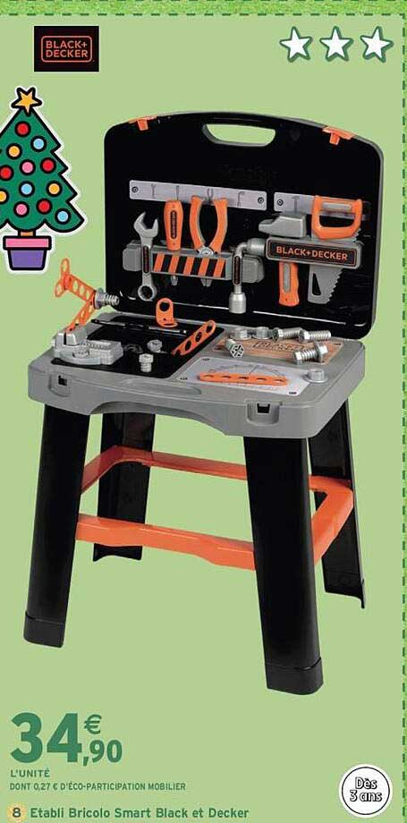 Etabli Bricolo Smart Black et Decker
