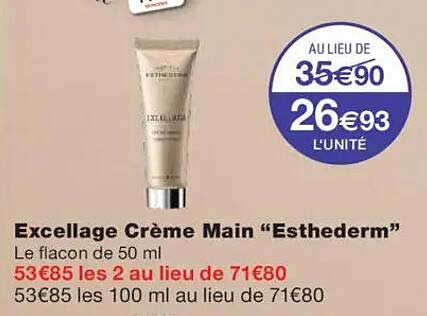 Excillance Crème Main "Esthederm"