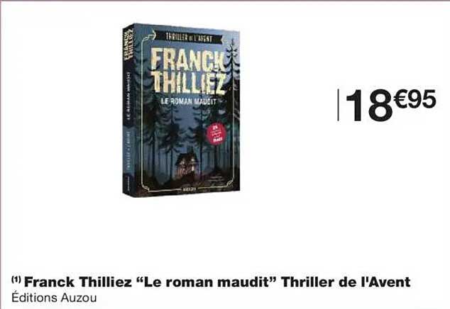 Franck Thilliez “Le roman maudit” Thriller de l'Avent